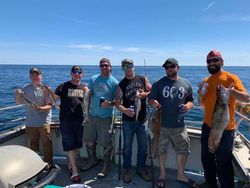 Anglers Bottom Fishing Cod New Hampshire